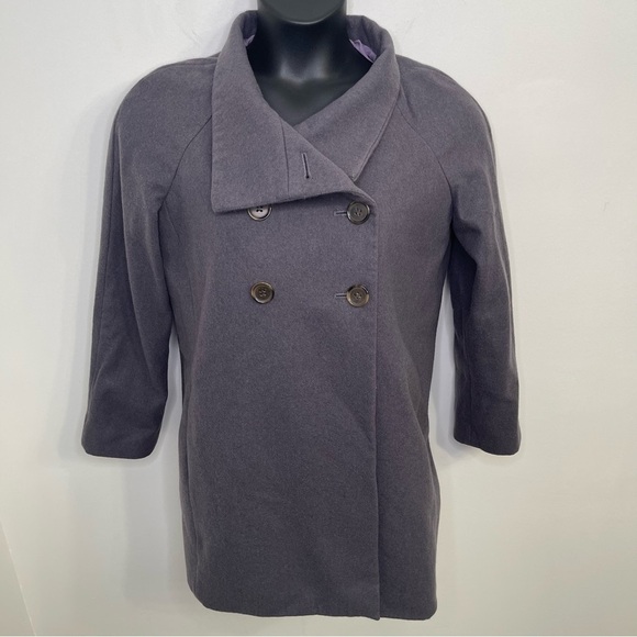 J.Crew Double-Breasted Wool Coat in Size 8 - Picture 5 of 9